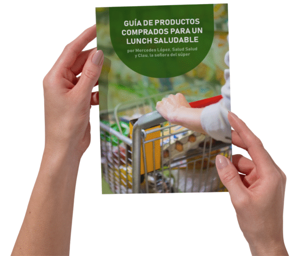 Guía de productos comprados para un lunch saludable
